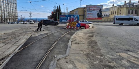 За 9 апреля в Ульяновске отремонтировано 14 участков дорог