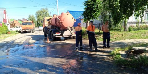 С начала недели «Ульяновскводоканал» устранил семь утечек на сетях ХВС