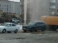 В Ульяновске на Рябикова произошла поломка гидранта