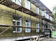 В ульяновской Детской школе искусств №12 приступили к утеплению фасада