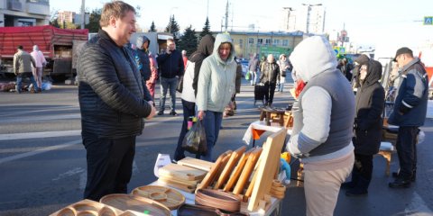 Вторая осенняя ярмарка проходит в Ленинском районе Ульяновска