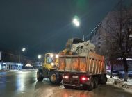 За ночь с улиц Ульяновска вывезли 83 самосвала снега