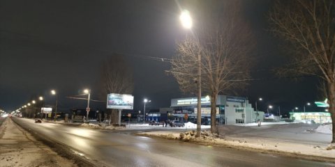 На въезде в Новый город обустроили полноценное освещение