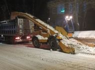 Ульяновские дорожники продолжают наращивать темпы вывоза снега
