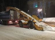 Ульяновские дорожники продолжают наращивать темпы вывоза снега