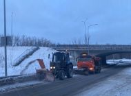 Ночью для посыпки ульяновский улиц использовано 66 тонн пескосоляной смеси