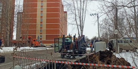 В Ленинском районе проложили новый участок сетей водоснабжения