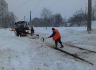 Городские службы Ульяновска продолжают бороться со снегопадом