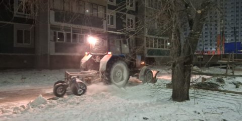 За воскресенье с улиц Ульяновска вывезли 87 самосвалов снега