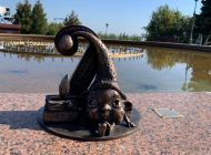 На Новом Венце в Ульяновске установили пятого колобка-гида
