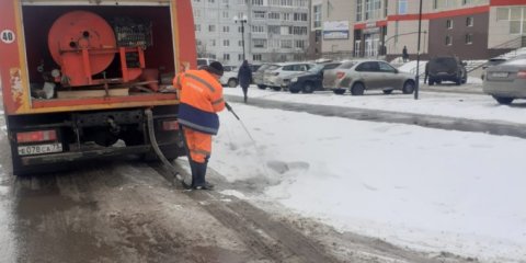 Днём и ночью 5 марта улицы Ульяновска очищали 124 единицы спецтехники