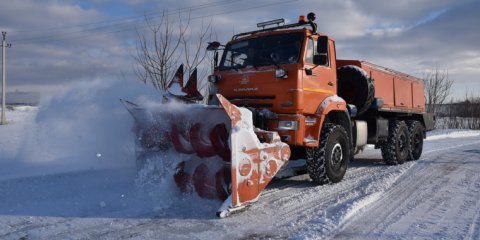 Днём 17 января улицы Ульяновска очищает 80 единиц спецтехники