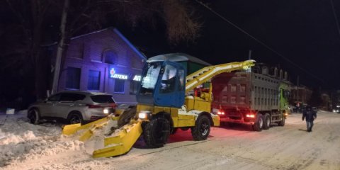 Ульяновские дорожники продолжают усиленную расчистку городских улиц