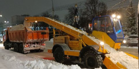 С начала зимы с улиц Ульяновска вывезли более 15,5 тысяч самосвалов снега