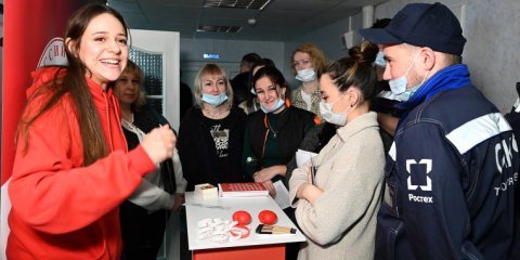 В филиале ульяновского авиазавода
прошел первый в этом году День донора