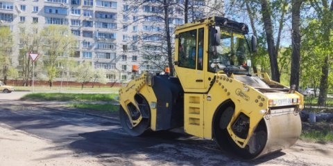 В минувшие выходные в Ульяновске продолжался ремонт дорог