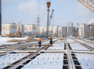На мосту в створе улиц Шевченко – Смычки на 15% смонтирована несъёмная опалубка