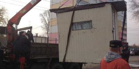 В Засвияжском районе продолжается борьба с нелегальными парковками