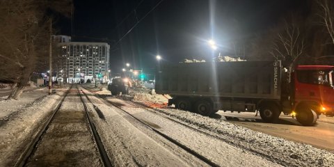 С улиц Ульяновска вывезено 112 самосвалов снега