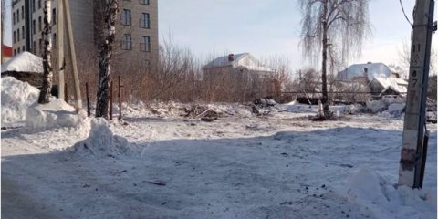 На улице Кирова в Ульяновске собственник снёс заброшенное здание