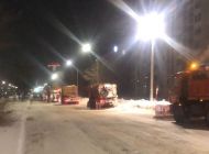 За ночь с улиц Ульяновска вывезено 1450 кубометров снега