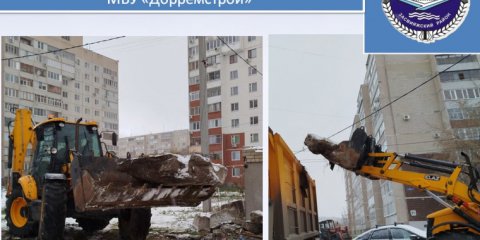 С улиц Ульяновске возобновлён вывоз железобетонного мусора