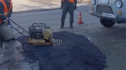 Ульяновские дорожники за сутки устранили ямы на 13 улицах