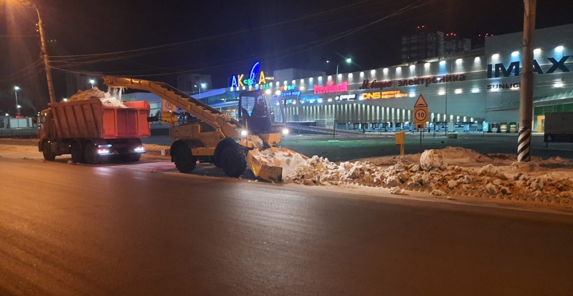 С улиц Ульяновска вывезли почти 8 тысяч самосвалов снега