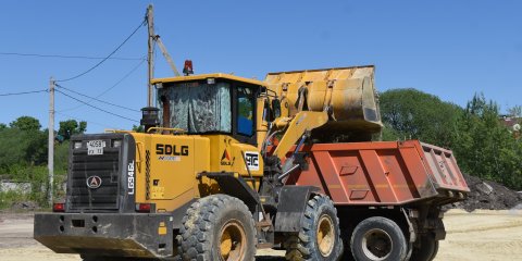 На строительстве развязки для микрорайона &laquo;Университет&raquo; используют 80 тысяч кубометров песка