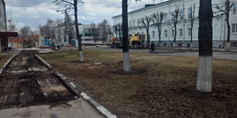 В Ульяновске началась подготовка к обустройству Театрального сквера