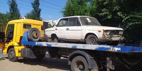 Администрация Ульяновска эвакуировала ещё один брошенный автомобиль