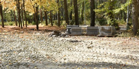 В Ульяновском парке &laquo;Семья&raquo; возводят мультифункциональную спортплощадку