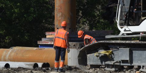 Стройка нового ульяновского моста через Свиягу идёт по графику