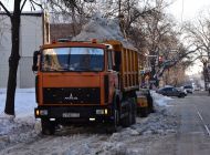 С начала зимы с улиц Ульяновска вывезено почти девять с половиной тысяч самосвалов снега