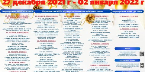 В Ульяновске проходят предновогодние мероприятия