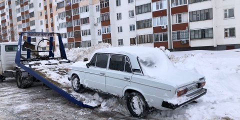 В Ульяновске началась эвакуация автомобилей, мешающих очистке дорог