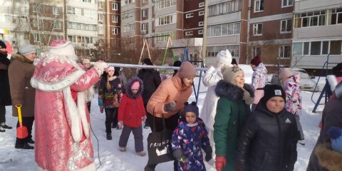В Ульяновске продолжается проект «Зима во дворах»