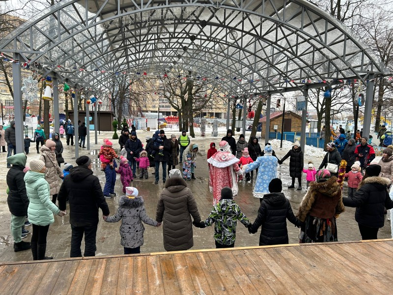 В парках Ульяновска встречают Новый год