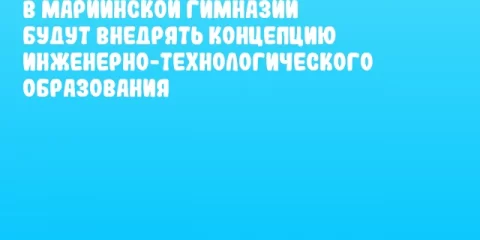В Мариинской гимназии будут внедрять концепцию инженерно-технологического образования