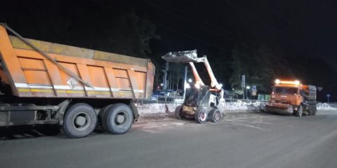 В ночь на 11 февраля с улиц Ульяновска вывезли 139 самосвалов снега