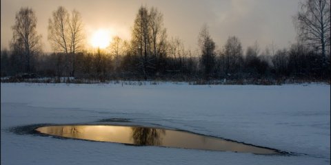 В Ульяновске запрещён выход на лёд