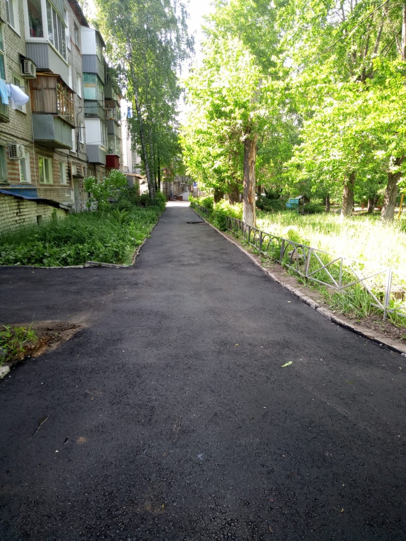 Ульяновские дорожники отремонтировали 12 дворов