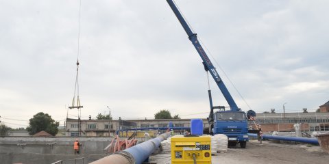 Первая очередь реконструкции очистных правобережной части Ульяновска готова на 90%