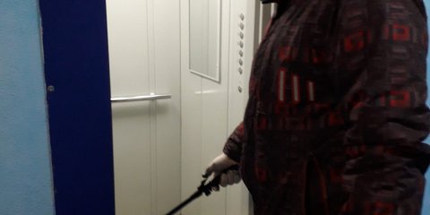 В Ульяновске за день продезинфицировали подъезды более 600 домов