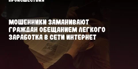 Мошенники заманивают граждан обещанием легкого заработка в сети Интернет