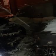 На Красноармейской подожгли два автомобиля