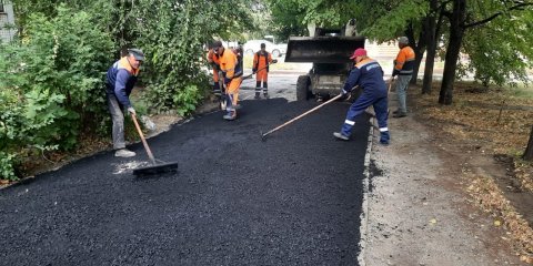 В Ульяновске за неделю отремонтировано более восьми тысяч квадратных метров дорог