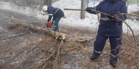 В Ульяновске сохраняется "жёлтый" уровень погодной опасности
