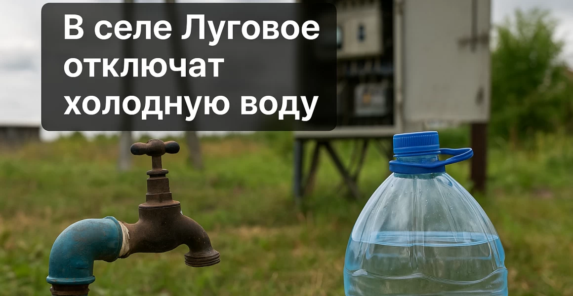 В селе Луговое на два часа отключат холодную воду: названа причина и время В селе Луговое на два часа отключат холодную воду: названа причина и время