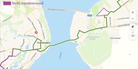 Жители Ульяновска могут внести предложения по схеме автобусного маршрута №46